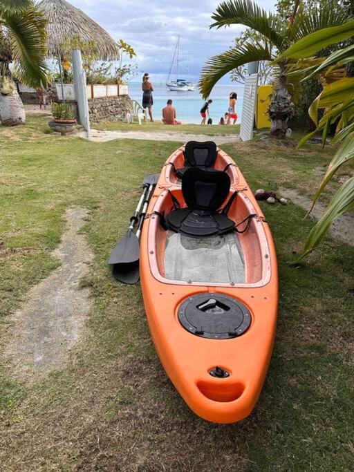 Meri Lodge Huahine Fare Eksteriør bilde